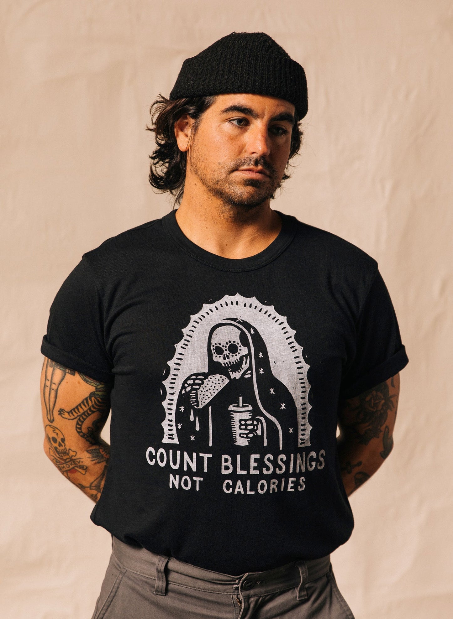 Count Blessings Not Calories Tee